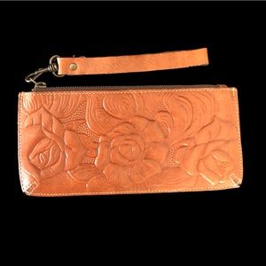 Patricia Nash St. Croce Leather Wristlet